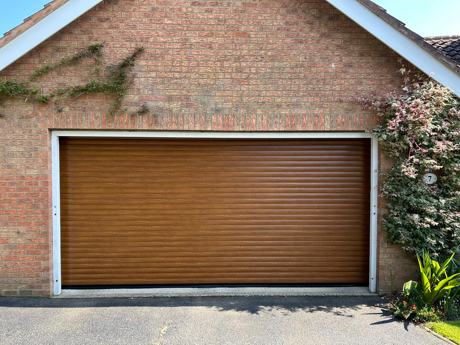 Brown Roller Shutter